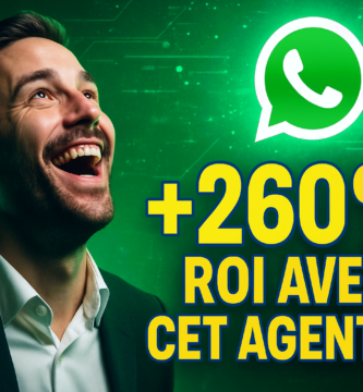 augmentation ROI via agent ia whatapp